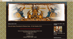 Desktop Screenshot of escudocarmelitano.blogspot.com