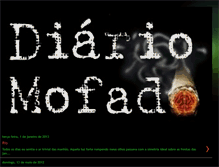 Tablet Screenshot of diariomofado.blogspot.com