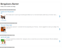 Tablet Screenshot of bengaloorubanter.blogspot.com