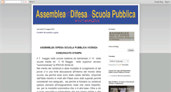 Desktop Screenshot of difesascuolapubblica.blogspot.com