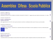 Tablet Screenshot of difesascuolapubblica.blogspot.com