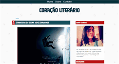 Desktop Screenshot of coracaoliterario.blogspot.com