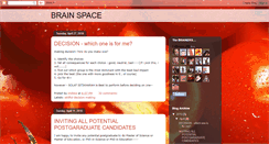 Desktop Screenshot of my-brainspace.blogspot.com