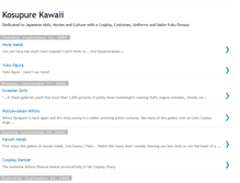 Tablet Screenshot of kosupure-kawaii.blogspot.com