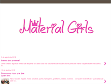 Tablet Screenshot of materialgiirlss.blogspot.com