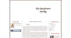 Desktop Screenshot of dieckmannfamily.blogspot.com