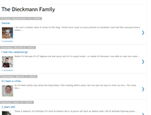 Tablet Screenshot of dieckmannfamily.blogspot.com