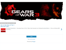 Tablet Screenshot of gearsofwar3betakeys.blogspot.com