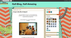 Desktop Screenshot of half-blog-half-amazing.blogspot.com