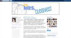 Desktop Screenshot of mrscleanest.blogspot.com