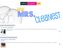 Tablet Screenshot of mrscleanest.blogspot.com