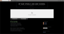 Desktop Screenshot of barstoolandmedschool.blogspot.com