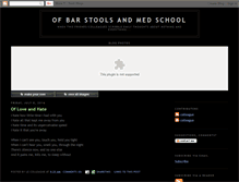 Tablet Screenshot of barstoolandmedschool.blogspot.com