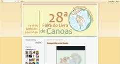 Desktop Screenshot of feiradolivrocanoas.blogspot.com