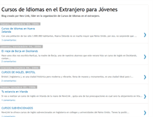 Tablet Screenshot of cursos-idiomas-extranjero-junior.blogspot.com
