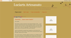 Desktop Screenshot of luciarts-artesanato.blogspot.com