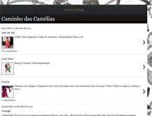 Tablet Screenshot of caminhodascamelias.blogspot.com