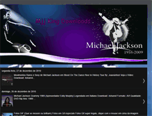 Tablet Screenshot of mjjkingdownloads.blogspot.com