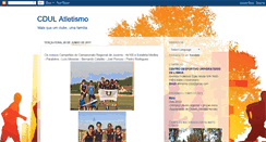 Desktop Screenshot of cdulatletismo.blogspot.com