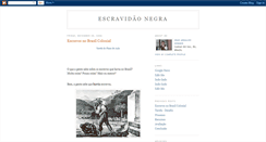 Desktop Screenshot of escravidao-negra.blogspot.com