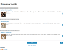Tablet Screenshot of dreamzarmodio.blogspot.com