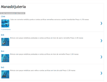 Tablet Screenshot of manasbijuteria.blogspot.com