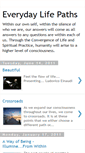 Mobile Screenshot of everydaylifepaths.blogspot.com