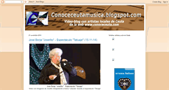 Desktop Screenshot of conoceceutamusica.blogspot.com