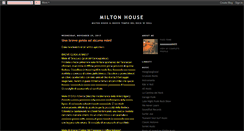 Desktop Screenshot of milton-house.blogspot.com