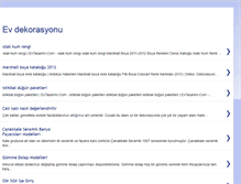 Tablet Screenshot of evdekorasyonmobilya.blogspot.com
