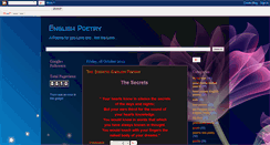 Desktop Screenshot of english-lovepoetry.blogspot.com