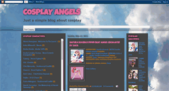 Desktop Screenshot of cosplayangels.blogspot.com