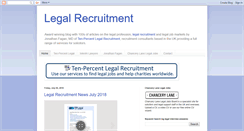 Desktop Screenshot of legalrecruitment.blogspot.com