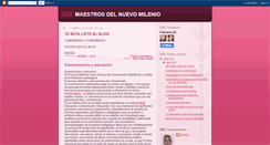 Desktop Screenshot of maestrosdelnuevomilenio.blogspot.com
