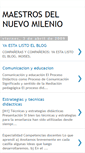 Mobile Screenshot of maestrosdelnuevomilenio.blogspot.com