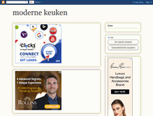 Tablet Screenshot of modernekeuken.blogspot.com