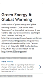 Mobile Screenshot of greenenergyglobalwarming.blogspot.com