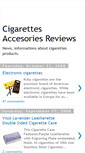 Mobile Screenshot of cigarettesreview.blogspot.com