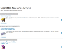 Tablet Screenshot of cigarettesreview.blogspot.com