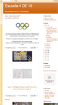Mobile Screenshot of escuela4de10.blogspot.com