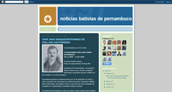 Desktop Screenshot of noticiasbatistaspe.blogspot.com