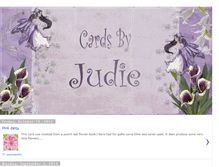 Tablet Screenshot of cardsbyjudie.blogspot.com