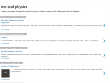 Tablet Screenshot of meandphysics.blogspot.com