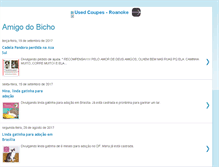 Tablet Screenshot of amigosdobicho.blogspot.com