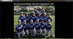 Desktop Screenshot of cooperstownbullets.blogspot.com