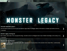 Tablet Screenshot of monsterlegacy.blogspot.com