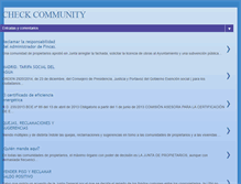 Tablet Screenshot of comunidadevecinos.blogspot.com