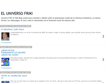Tablet Screenshot of eluniversofriki.blogspot.com
