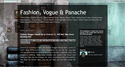 Desktop Screenshot of fashion-vogue-panache.blogspot.com