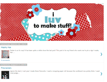 Tablet Screenshot of iluvtomakestuff.blogspot.com